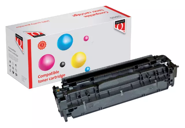 Een Tonercartridge Quantore alternatief tbv HP CC530A 304A zwart koop je bij KantoorProfi België BV