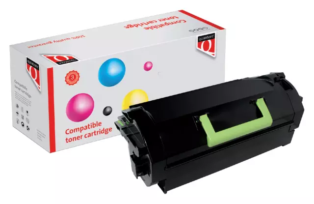 Een Tonercartridge Quantore alternatief tbv Lexmark 52D2000 zwart koop je bij MV Kantoortechniek B.V.