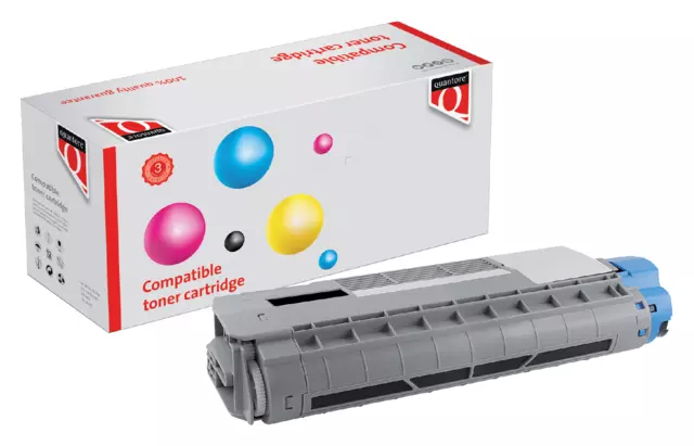 Een Toner Quantore alternatief tbv Oki 44315308 zwart koop je bij Unimark Office B.V.