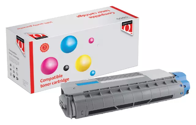 Een Toner Quantore alternatief tbv Oki 44315307 blauw koop je bij Tonerinktshop