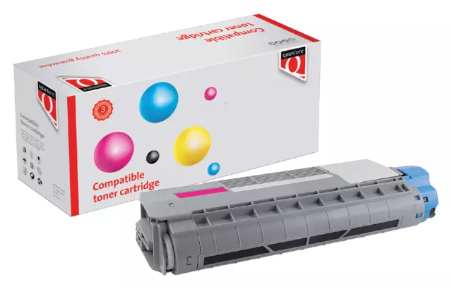 Een Toner Quantore alternatief tbv Oki 44315306 rood koop je bij Totaal Kantoor Goeree