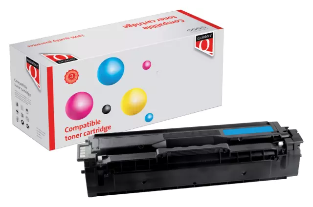 Een Tonercartridge Quantore alternatief tbv Samsung CLT-C504S blauw koop je bij Unimark Office B.V.