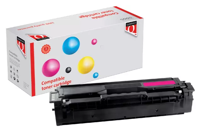 Een Tonercartridge Quantore alternatief tbv Samsung CLT-M504S rood koop je bij Unimark Office B.V.