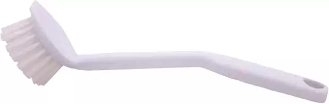 Een Afwasborstel Cleaninq basis plastic met ronde kop wit koop je bij EconOffice