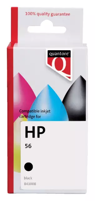 Een Inktcartridge Quantore alternatief tbv HP C6656D 56 zwart koop je bij Klik Office BV