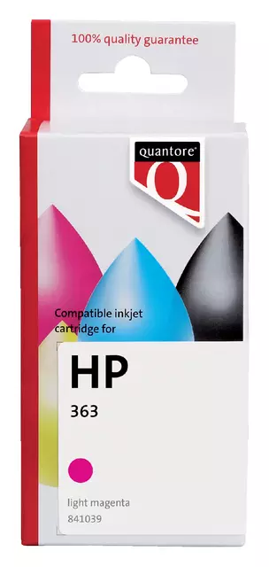 Inktcartridge Quantore alternatief tbv HP C8775EE 363 lichtrood