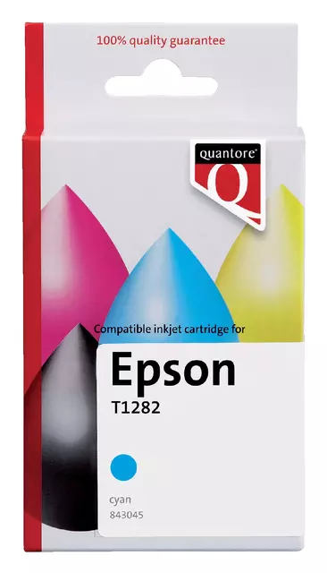 Een Inktcartridge Quantore alternatief tbv Epson T128240 blauw koop je bij Klik Office BV