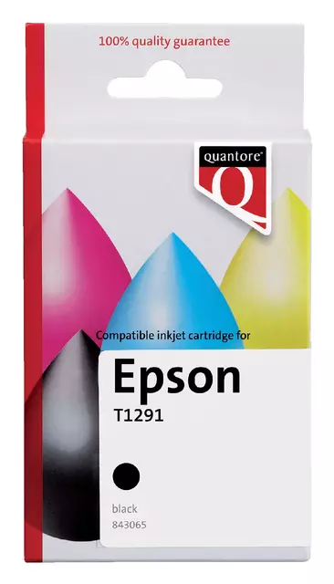 Een Inktcartridge Quantore alternatief tbv Epson T129140 zwart koop je bij Klik Office BV