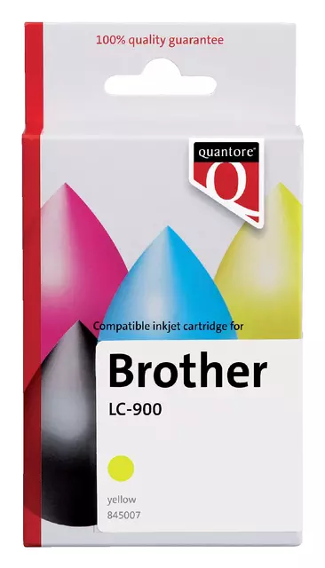 Een Inktcartridge Quantore alternatief tbv Brother LC-900 geel koop je bij Klik Office BV