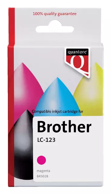 Een Inktcartridge Quantore alternatief tbv Brother LC-123 rood koop je bij EconOffice