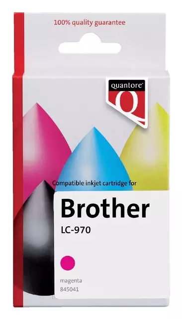 Een Inktcartridge Quantore alternatief tbv Brother LC-970 rood koop je bij Klik Office BV