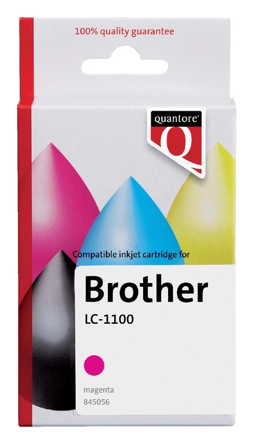 Een Inktcartridge Quantore alternatief tbv Brother LC-1100 rood koop je bij NiceSupplies.nl