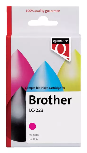 Een Inktcartridge Quantore alternatief tbv Brother LC-223 rood koop je bij Van Hoye Kantoor BV