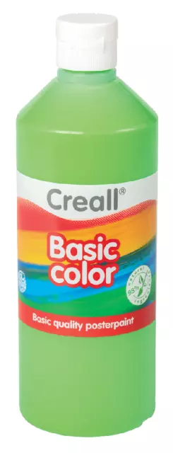 Een Plakkaatverf Creall basic lichtgroen 500ml koop je bij EconOffice