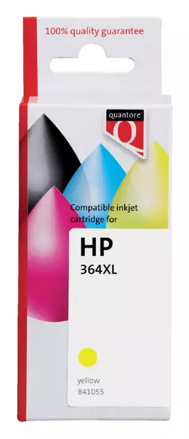 Een Inktcartridge Quantore alternatief tbv HP CB325A 364XL geel koop je bij Klik Office BV