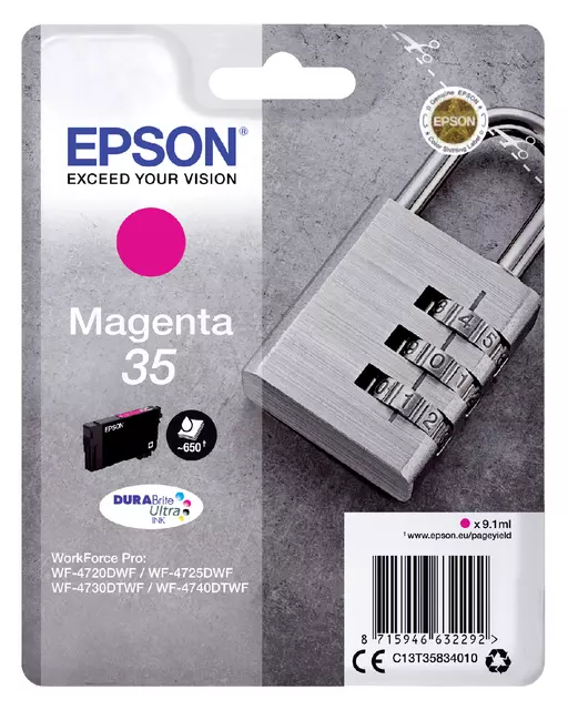 Een Inktcartridge Epson 35 T3583 rood koop je bij EconOffice