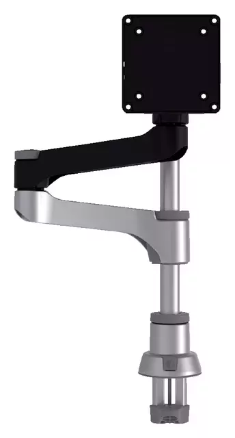 Een Monitorarm R-Go-Tools Zepher 4 voor 1 scherm zwart- zilver koop je bij Totaal Kantoor Goeree