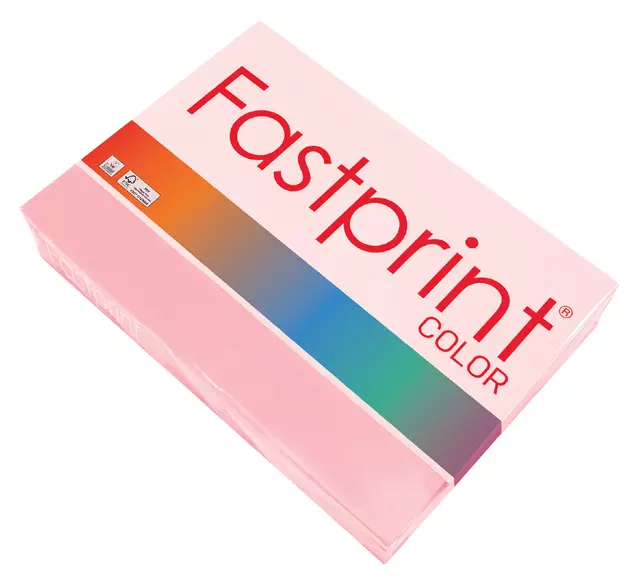 Een Kopieerpapier Fastprint A4 80gr roze 500vel koop je bij Totaal Kantoor Goeree