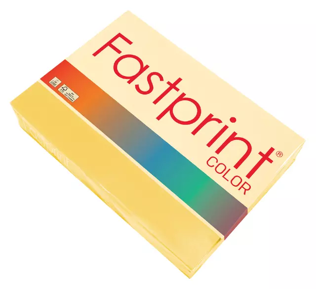Een Kopieerpapier Fastprint A4 120gr diepgeel 250vel koop je bij KantoorProfi België BV