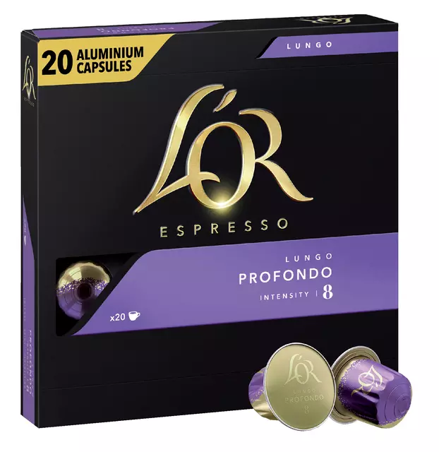 Een Koffiecups L'Or espresso Lungo Profondo 20 stuks koop je bij L&N Partners voor Partners B.V.