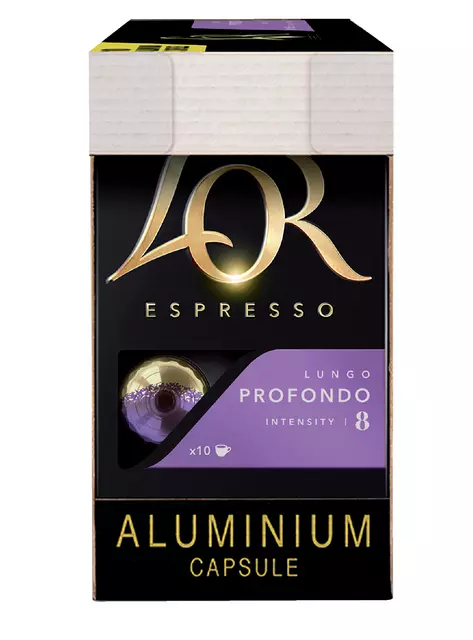 Een Koffiecups L'Or espresso Lungo Profondo 100 stuks koop je bij MV Kantoortechniek B.V.