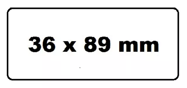 Een Labeletiket Quantore 99012 36x89mm adres wit koop je bij Van Leeuwen Boeken- en kantoorartikelen
