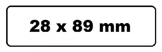 Een Labeletiket Quantore 99010 89x28mm adres wit koop je bij KantoorProfi België BV