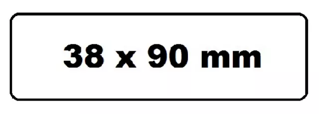 Een Labeletiket Quantore DK-11208 38x90mm adres wit koop je bij Van Hoye Kantoor BV