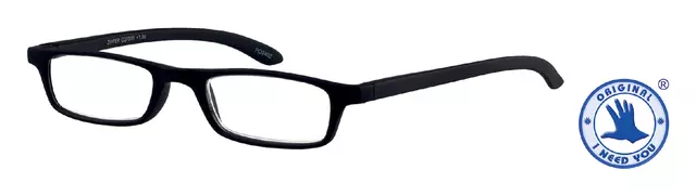 Leesbril I Need You +1.50 dpt Zipper zwart
