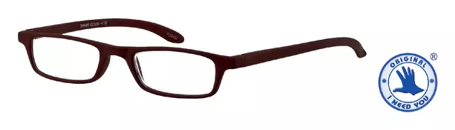 Een Leesbril I Need You +1.00 dpt Zipper bruin koop je bij KantoorProfi België BV