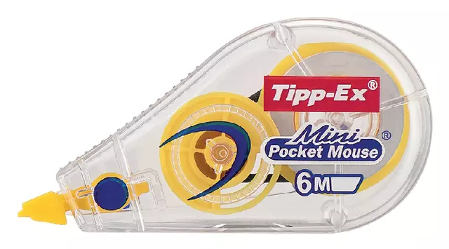 Correctieroller Tipp-ex mini pocket mouse 5mmx5m display à 30 +10 stuks gratis