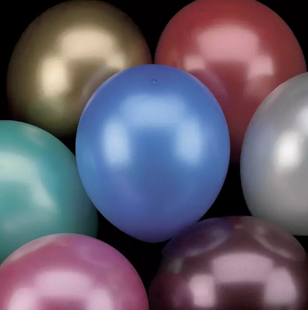 Een Ballonnen metallic 10 stuks koop je bij L&N Partners voor Partners B.V.