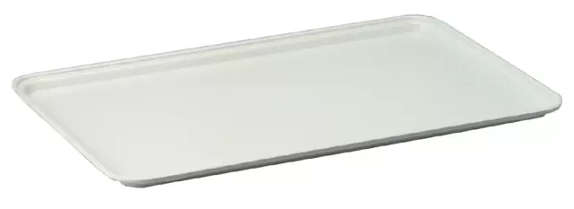 Een Dienblad Cambro 530x325mm glasfiber wit koop je bij KantoorProfi België BV