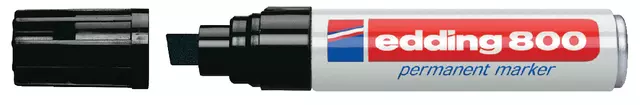 Een Viltstift edding 800 schuin 4-12mm zwart koop je bij Van Leeuwen Boeken- en kantoorartikelen