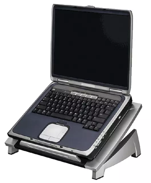 Een Laptopstandaard Fellowes Office Suites zwart/grijs koop je bij Van Leeuwen Boeken- en kantoorartikelen