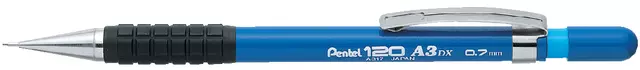 Een Vulpotlood Pentel A317 HB 0.7mm blauw koop je bij Van Leeuwen Boeken- en kantoorartikelen