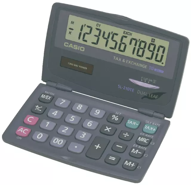 Een Rekenmachine Casio SL-210TE koop je bij EconOffice