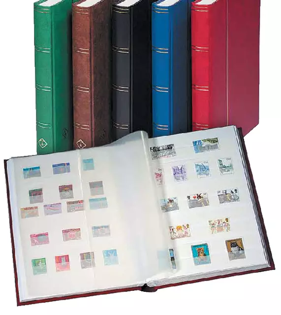 Een Postzegelinsteekalbum Leuchtturm A4 16blz koop je bij Van Leeuwen Boeken- en kantoorartikelen