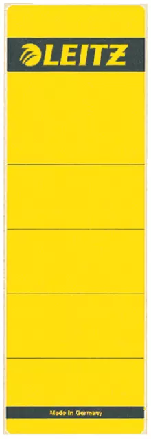 Een Rugetiket Leitz breed/kort 62x192mm zelfklevend geel koop je bij Van Leeuwen Boeken- en kantoorartikelen