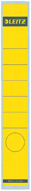 Een Rugetiket Leitz smal/lang 39x285mm zelfklevend geel koop je bij EconOffice