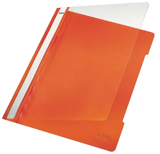 Een Snelhechter Leitz Standaard A4 gerecycled PP oranje koop je bij Goedkope Kantoorbenodigdheden