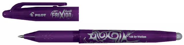 Een Rollerpen PILOT friXion medium violet koop je bij KantoorProfi België BV