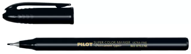 Een Marqueur PILOT Super Color Scan Ultra Fin noir koop je bij Van Hoye Kantoor BV