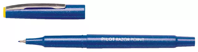Een Fineliner PILOT Razor Point fijn blauw koop je bij Goedkope Kantoorbenodigdheden