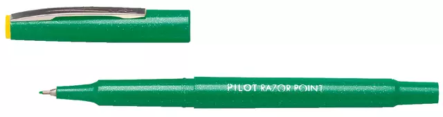 Een Fineliner PILOT Razor Point fijn groen koop je bij Goedkope Kantoorbenodigdheden