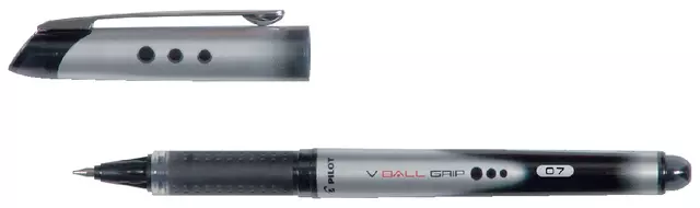 Een Rollerpen PILOT V-Ball Grip medium zwart koop je bij EconOffice