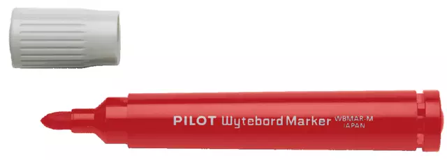 Een Viltstift PILOT 5071 whiteboard WBMAR rond medium rood koop je bij Van Leeuwen Boeken- en kantoorartikelen