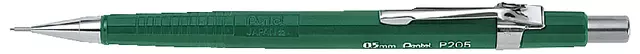 Een Vulpotlood Pentel P205 HB 0.5mm groen koop je bij Totaal Kantoor Goeree
