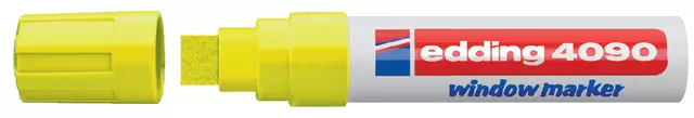 Een Krijtstift edding 4090 window schuin 4-15mm neon geel blister à 1 stuk koop je bij MV Kantoortechniek B.V.