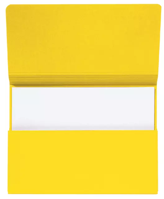 Een Pocketmap Secolor folio 270gr geel koop je bij Goedkope Kantoorbenodigdheden